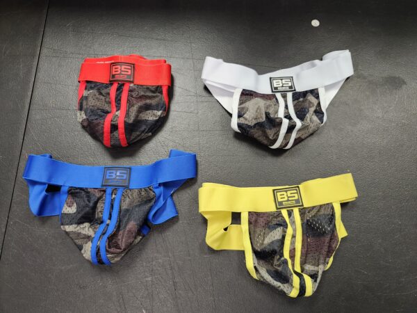 *** XXL***Men's Jockstrap Athletic Supporters 4-Pack Mesh Breathable Underwear | EZ Auction