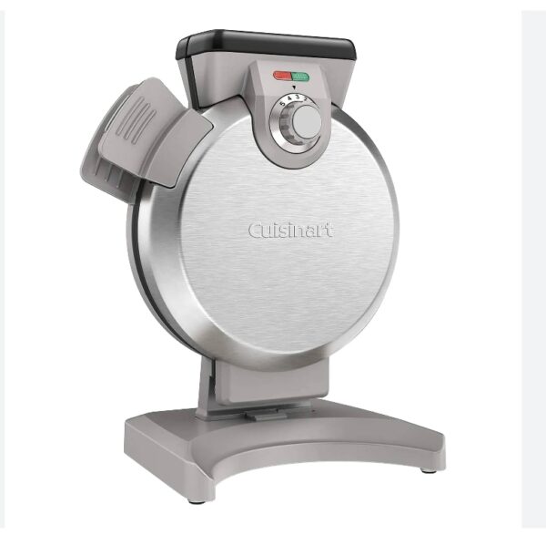 Cuisinart Mini Belgian Waffle Maker, Vertical Mini Waffle Iron, Silver, WAF-V100P1 | EZ Auction