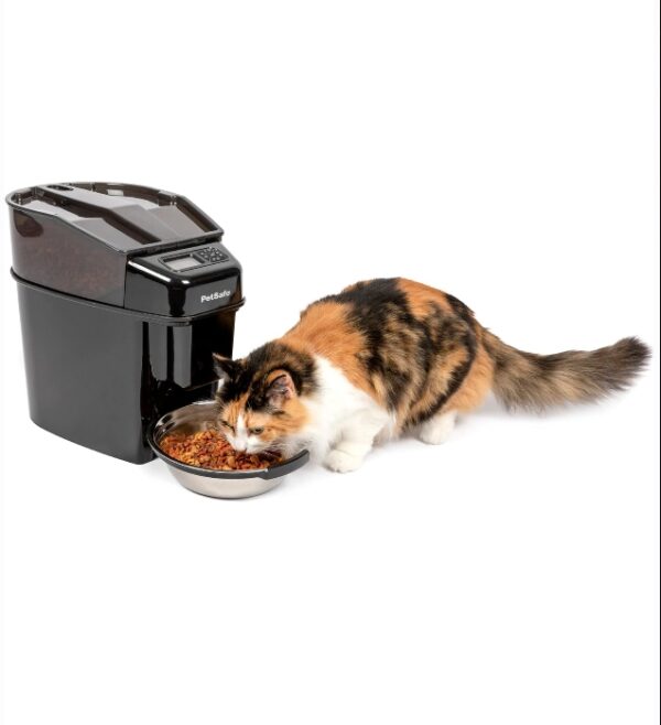 ***USED***PetSafe Healthy Pet Simply Feed - Automatic - Headquartered in Knoxville, TN - Automatic Dog Feeder from the Engineers of the Smart Feed & Dancing Dot - 1-Year Comprehensive Protection Plan,Black | EZ Auction