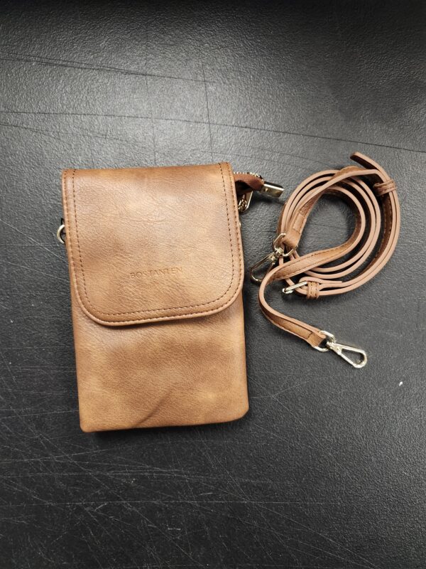 BOSTANTEN Leather Small Crossbody Bags for Women Designer Cell Phone Bag Wallet Purses Adjustable Strap | EZ Auction