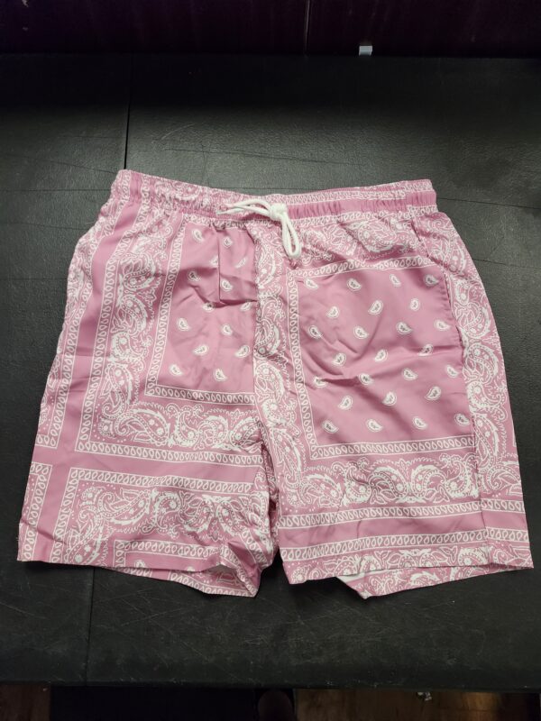 *** MEDIUM***Floerns Men's Boho Tribal Print Drawstring Waist Summer Shorts with Pocket | EZ Auction