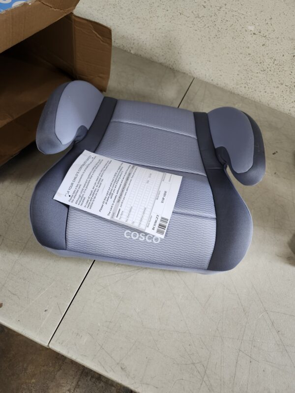 Cosco Topside Booster Car Seat, Extra-Plush pad, Organic Waves | EZ Auction