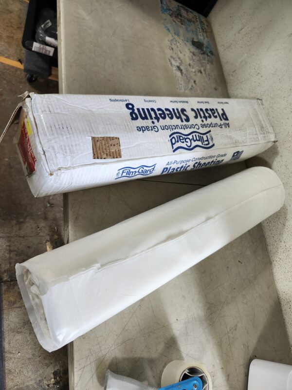 Farm Plastic Supply - Clear Plastic Sheeting - 6 mil - (10' x 100') - Thick Plastic Sheeting, Heavy Duty Polyethylene Film, Drop Cloth Vapor Barrier Covering for Crawl Space | EZ Auction