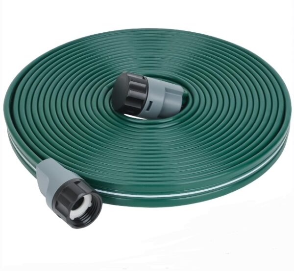 Sprinkler Soaker Hose 25ft for Garden Lawn, Watering Hose with Holes, High-Efficiency Water-Saving Garden Irrigation System, Drip Hose Sprinkler | EZ Auction