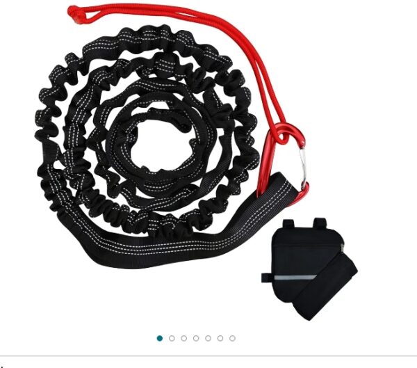 Bike Tow Rope for Kids,MTB Stretch Bungee for Long Ride Going Uphill,Compatible with Any Bicycle | EZ Auction