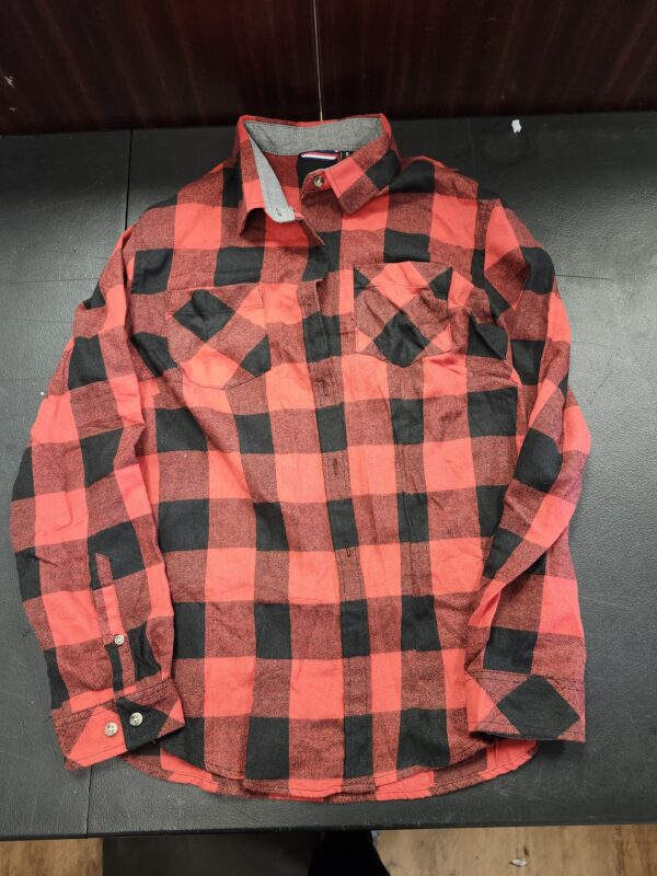 *** SMALL***Alimens & Gentle Men's Button Down Regular Fit Long Sleeve Plaid Flannel Casual Shirts | EZ Auction