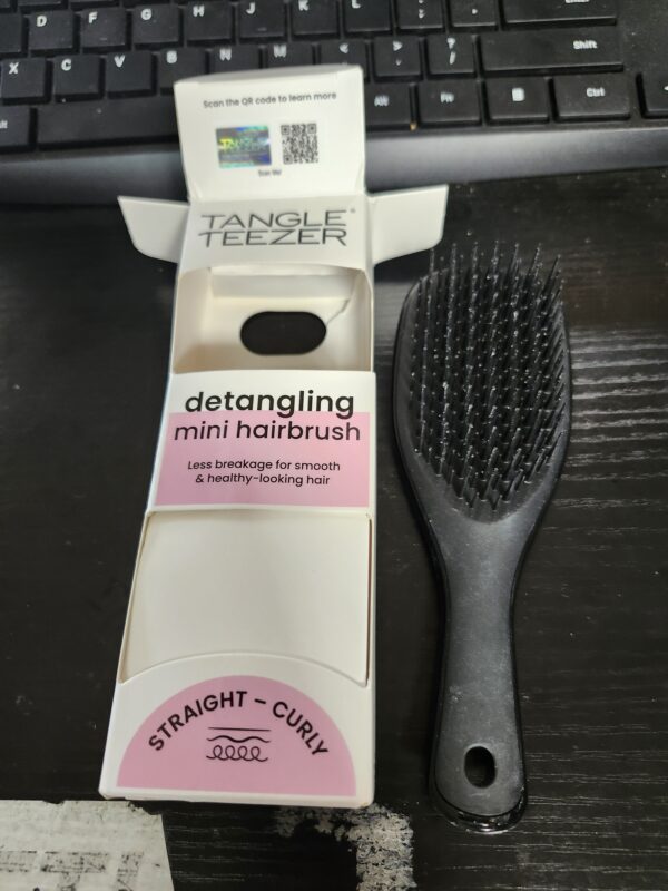 TANGLE TEEZER, The Ultimate Detangler Hairbrush (Liquorice Black) | EZ Auction