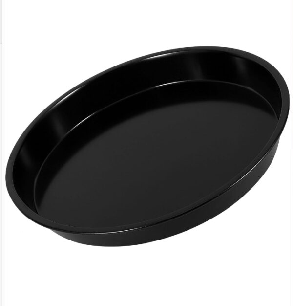 Cast Iron Pizza Pan, 10 Inch Nonstick Pizza Pan for Oven Carbon Steel Pizza Pan Round Deep Baking Tray Dish for Cake Pie Cookie Baking Kitchen Restaurant | EZ Auction