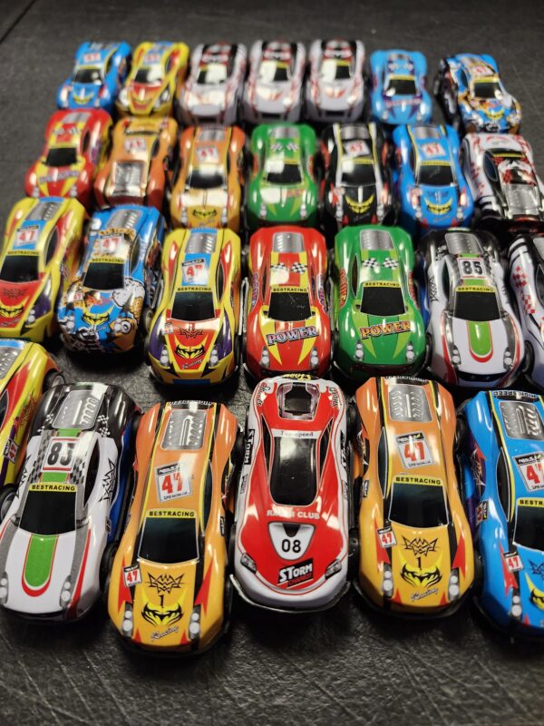 28 Pack Pull Back Cars for Kids, Mini Vehicles Toy Bulk Party Favor Race Cars Toys, Goodie Bag Stuffers, Pinata Fillers for Boys Girls Toddlers | EZ Auction