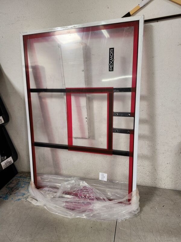 IT'S ONLY THE BOARD* PEXMOR 43.3“ x 29.5“ Shatterproof Polycarbonate Board All-Steel Rustproof Frame | EZ Auction