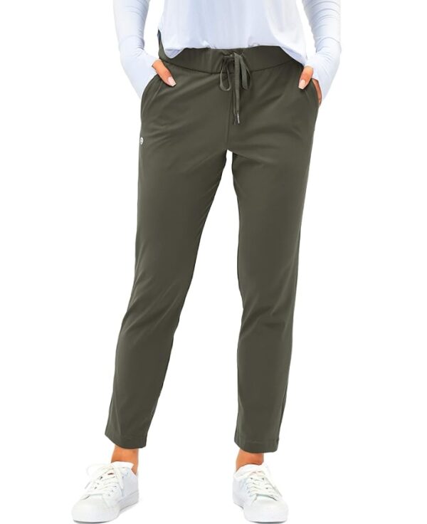 SIZE M* G Gradual Women's Pants with Deep Pockets 7/8 Stretch Ankle Sweatpants for Golf, Athletic, Lounge, Travel, Work | EZ Auction
