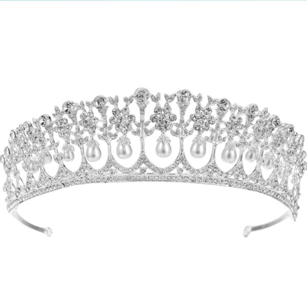 SSNUOY Women Pearl Tiaras and Crowns for Women Brides | EZ Auction