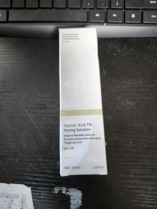 Glycolic Acid 7% Toner,Glycolic Sour 7% Toning,KeepThe Skin Moist,Exfoliate, Exfoliating Serum for Face,Hydrates and Reduces Skin Blemishes (100ml) | EZ Auction