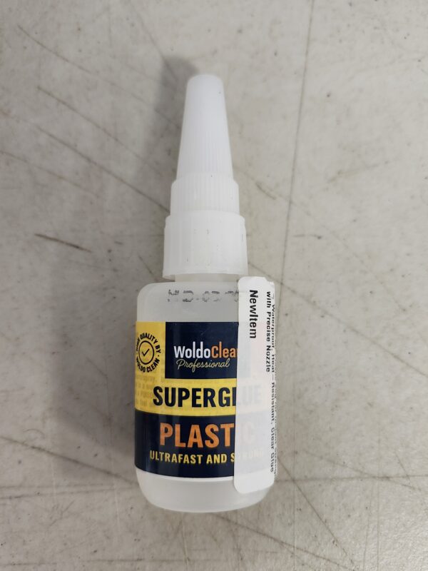 Super Glue for Plastic 25g for instant strength - waterproof, heat-resistant, clear glue with precise nozzle | EZ Auction