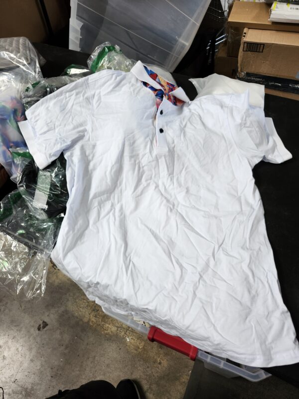 Alex Vando Mens Polo Shirts Short Sleeve Regular Fit Fashion Designed Shirt | EZ Auction