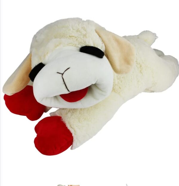 Multipet's Officially Licensed Lamb Chop Jumbo White Plush Dog Toy, 24-Inch | EZ Auction