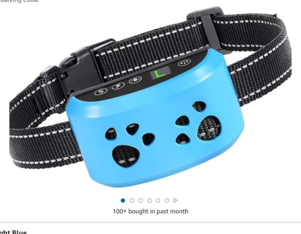 Dog Bark Collar, Svtrat Smart Bark Collar for Small Medium Large Dogs Anti Bark Collars with 4 Training Modes and 7 Level Sensitivity, Barking Collar | EZ Auction