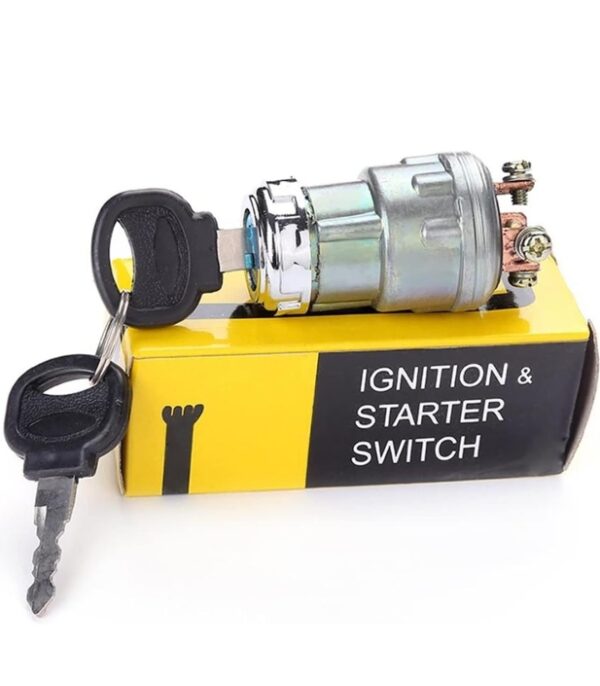 Ignition Starter Universal Car Boat 12V 4 Position Ignition Starter Switch with 2 Keys for Petrol Engine Farm Machines Harvesters Supplies Brake Light Switch | EZ Auction