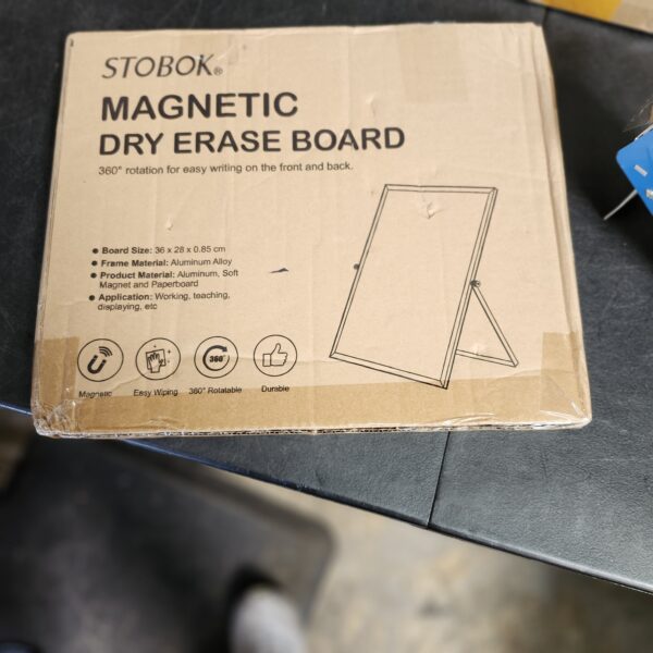 STOBOK Magnetic Whiteboard with Stand,Dry Erase Board for Home Office School | EZ Auction