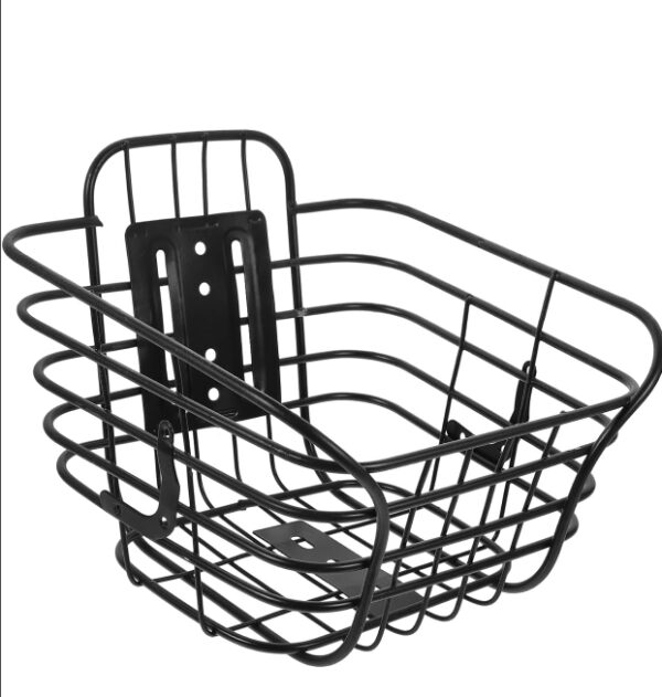 Kisangel 1pc Front Bike Basket Bicycle Rear Basket Bike Container Shopping Bike Basket for Handlebar Wire Basket Mesh | EZ Auction