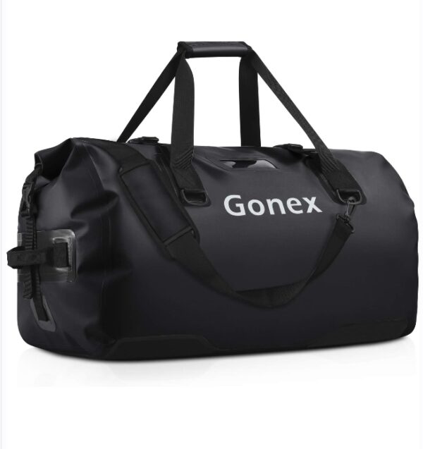 Gonex 40L Extra Large Waterproof Duffle Travel Dry Duffel Bag Heavy Duty Bag with Durable Straps & Handles for Kayaking Paddleboarding Boating Rafting Fishing | EZ Auction