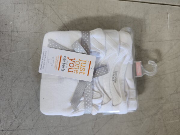 NEWBORN* Carter’s Just One You®️ Baby 3pk Long Sleeve Bodysuit – Lead White | EZ Auction