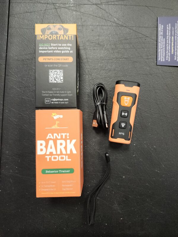 2024release Dog Bark Deterrent Device Stops Bad Behavior | No need yell or swat, Just point to a dog (own or neighbor's) Hit the button | Long-range ultrasonic, Alternative to painful dog shock collar | EZ Auction
