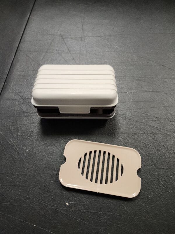 Travel Soap Case Soap Dish with Lid Travel Soap Case 2Pcs Large Capacity Waterproof Soap Holder with Lid PP Soap Dish with Drain Tray Detachable Washable Portable, Grey White | EZ Auction