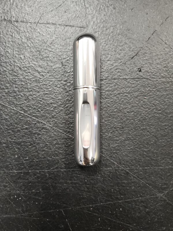 ***USED***Silver Refillable Perfume Bottle for Travel, Portable Perfume Refill Pump, Refill Perfume Bottles in Travel Size, Perfume Bottles Empty, Travel Cologne Sprayer | EZ Auction