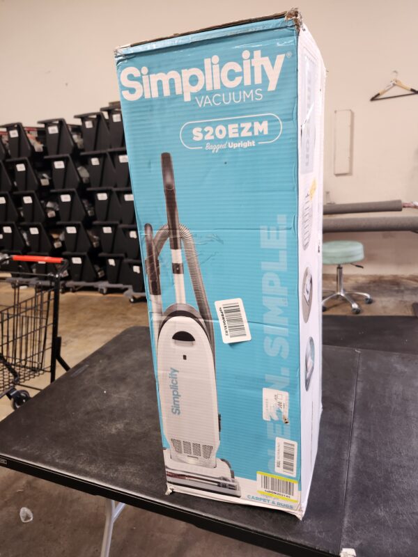 Simplicity Vacuums Allergy Bagged Vacuum Cleaner for Carpet and Hardwood, Multi Surface Upright Vacuum Cleaner with Certified HEPA Vacuum, Pet Vacuum, S20EZM | EZ Auction