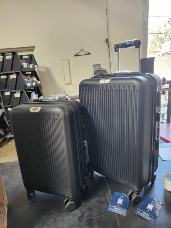 Suitour 20/24 inch Luggage Sets 2 piece,Expandable Luggage Set with Spinner Wheels TSA Lock Travel Suitcase set… | EZ Auction