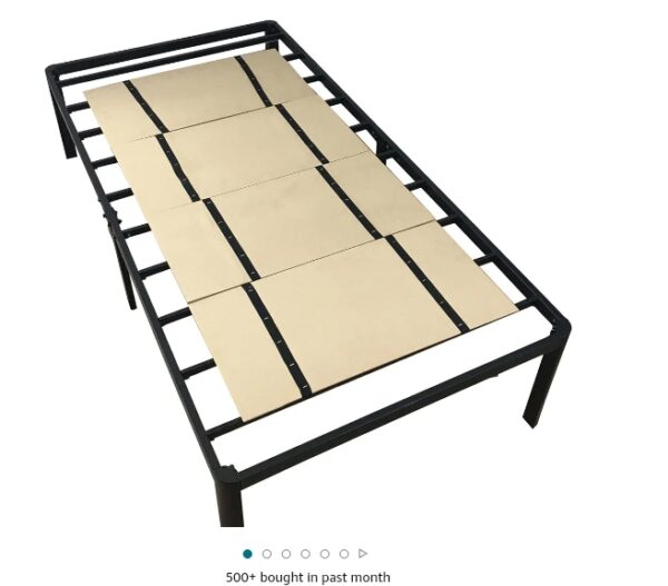 DMI Foldable Box Spring, Bunkie Board, Bed Support Slats for Support to Streamline and Minimize the Bed, No Assembly Needed, Twin Size, 60 x 30 | EZ Auction