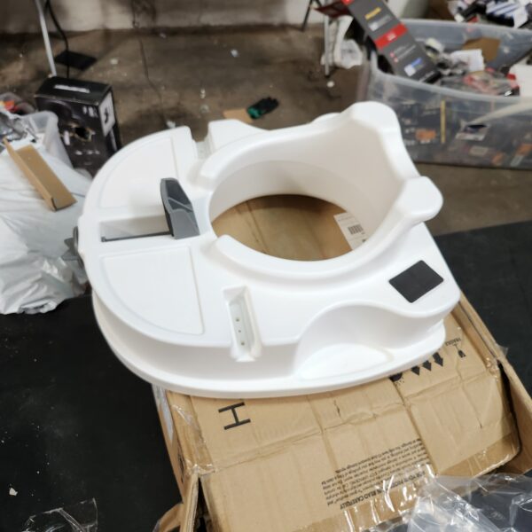 E-Z Lock Raised Toilet Seat without Handles | EZ Auction