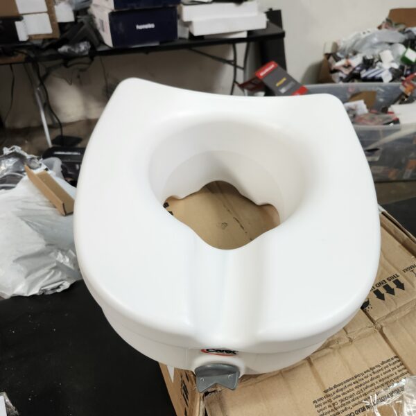 E-Z Lock Raised Toilet Seat without Handles | EZ Auction