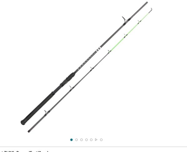 KastKing Kong Saltwater & Freshwater Fishing Rod, Powerful, Lightweight S-Curve Graphite Rod Blanks, Nano Resin Technology, Stainless-Steel Double-Foot Guides w/Titanium Oxide Rings, Non-Slip Handles | EZ Auction