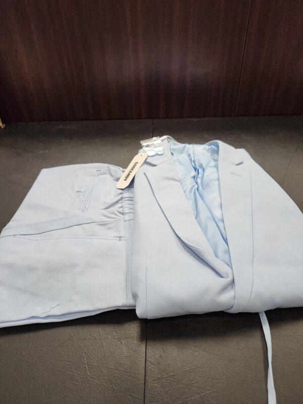***MENS SIZE SMALL***COOFANDY Men's 2 Piece Linen Suits Set Regular Fit Casual Lightweight Blazer Jacket and Pants | EZ Auction
