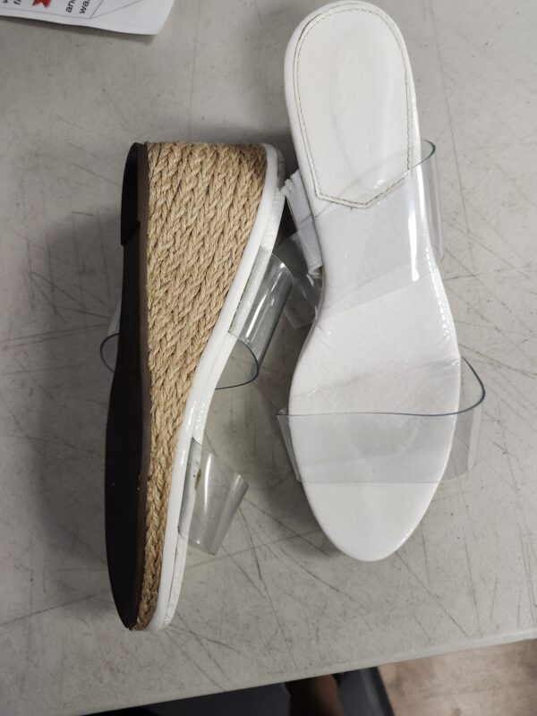 ****USED SIZE 7/8 NOT EXACT SHOE PICTURE FOR REFERENCE***Women's Strike Espadrille Wedge Sandal | EZ Auction