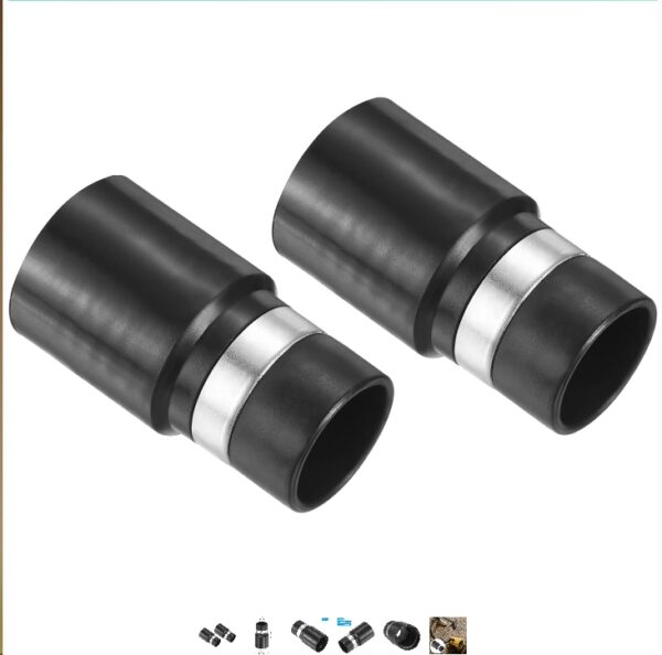 Vacuum Hose Adapter, 2 Pack Wet/Dry Vacuum Cleaner Attachment 42mm (1-5/8") to 32mm (1-1/4") Reducer Reducer | EZ Auction