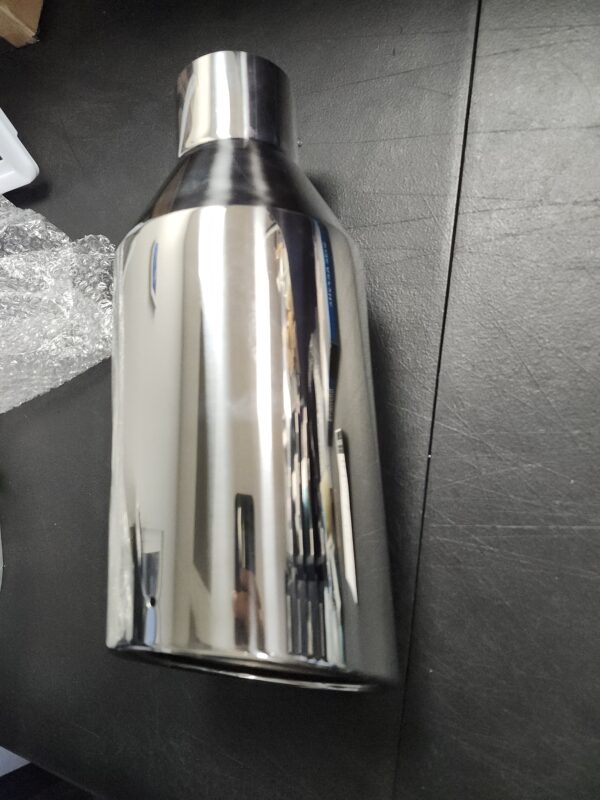 RP Remarkable Power, 2.5" Inlet - 3.5" Outlet - 12" Long Stainless Steel Angle Cut 45 degree Exhaust Tip EXT05 | EZ Auction