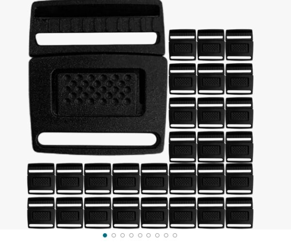 Abaodam 100Pcs sun hat Daily Hat Buckles Buckle For Hat Convenient Belt Buckles Quick Release Buckle Collar Connector Buckles Center Release Buckle Multifunction plastic Chinstrap | EZ Auction