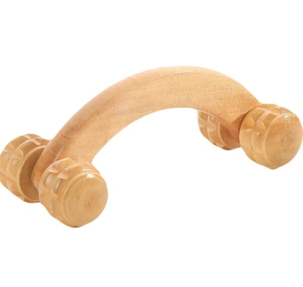 Wooden Back Massager with Smooth Ball Rollers, Back and Neck Roller Massager，Wood Therapy Massage Tools ，Wooden Massage Roller for Back, Neck, and Shoulders, for Pain Relief and Relaxation | EZ Auction