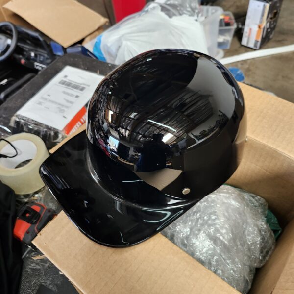 *** SIZE L *** Baseball Style Cap Motorcycle Helmet Unisex-Adult - DOT Approved | EZ Auction