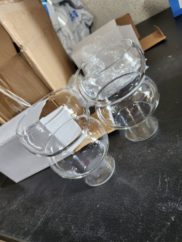 2pcs Glass Mugs Gourd Shape Juice Mugs Drinking Mugs Coffee Mugs for Home Kitchen Birthday （300ml, 500ml | EZ Auction