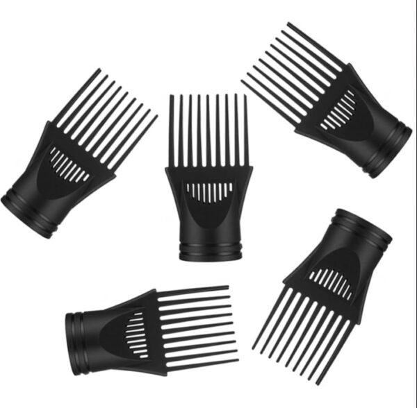 FRCOLOR 5pcs Hair Dryer Comb Wide-tooth Comb Attachment Comb Attachment for Hair Blow Dryer Bachelorette Party Nozzle Hair Dryer Universal Hair Diffuser Hairdryer Flat Mouth Plastic Tuyere | EZ Auction