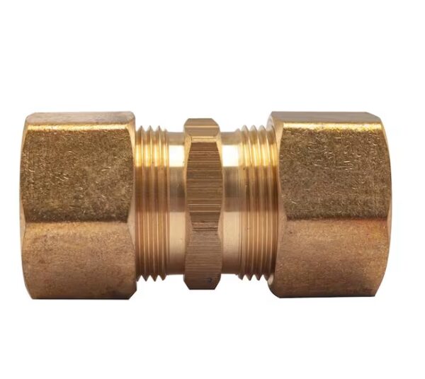 3/4 in. O.D. Brass Compression Coupling Fitting (3-Pack) | EZ Auction