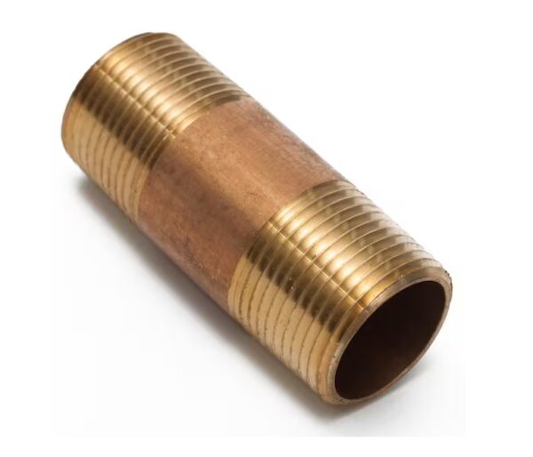 3/4 in. x 2-1/2 in. Brass MIP Nipple Fitting (3-Pack) | EZ Auction