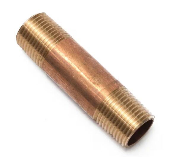 1/2 in. x 3 in. Brass MIP Nipple Fitting (5-Pack) | EZ Auction