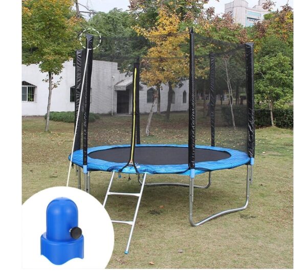 4 Sets Trampoline Tube Cap Trampoline Pole Tops Trampoline Tube Hat Trampoline Pole Cover Blue Baloons Pole End Hat Caps Pillar Protective Hat Plastic Pole Cap Top Cover | EZ Auction