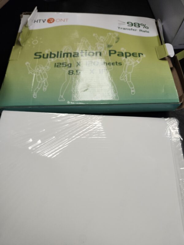 HTVRONT Sublimation Paper 8.5 x 11 Inches - 150 Sheets 105g Excellent Ink Release Sublimation Transfer Paper for Tumblers, Mugs, T-shirts | EZ Auction