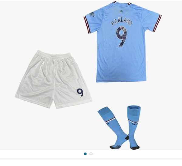 SIZE 10-11 YEARS* HISOKA Boys' Soccer Jersey, No.7, kids football jersey, children's football jersey, youth football jersey with socks | EZ Auction